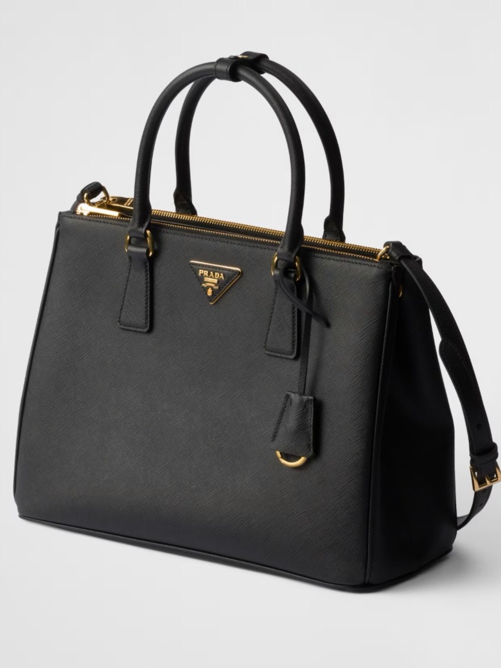 Prada Black Galleria Large Saffiano Bag